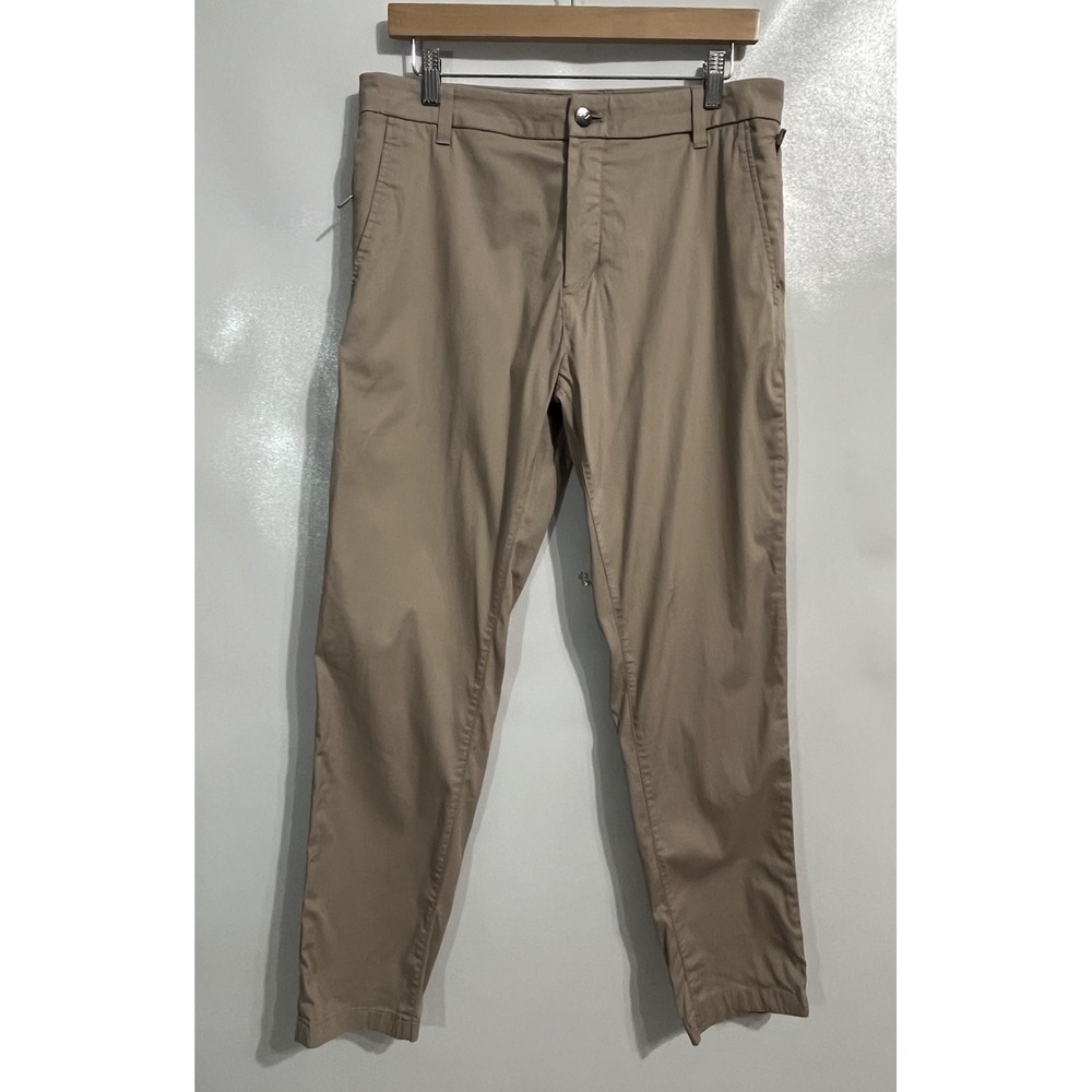 Birddogs Mens Pants Khaki 32x30 Chino Stretch Pockets Zipper Regular Cotton